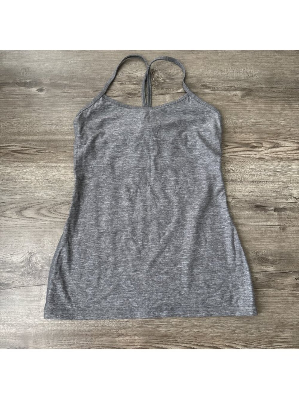 Lululemon Built In Racerback Tank Gray No Padding Womens 6